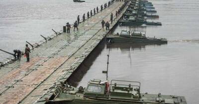 Белорусский понтонный мост вблизи границ Украины исчез со спутниковых снимков (ФОТО)