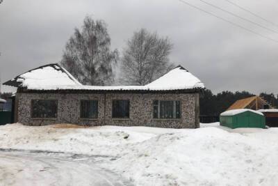 В селе в Рязанском районе обвалилась крыша местной администрации