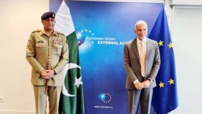 Начштаба сухопутных войск Пакистана провёл переговоры с представителями ЕС в Брюсселе