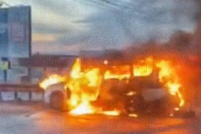 Стали известны подробности возгорания автомобиля в Кургане