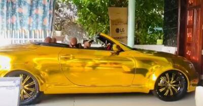 Lexus - Вьетнам - Одержимый золотом бизнесмен носит на себе килограммы украшений и ездит на блестящем Lexus - focus.ua - Украина - Vietnam