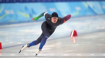Белорусский конькобежец Игнат Головатюк показал 2-й промежуточный результат на дистанции 1000 м
