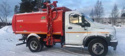 Рейсы мусоровозов отменены в городе Карелии из-за опасности на дорогах