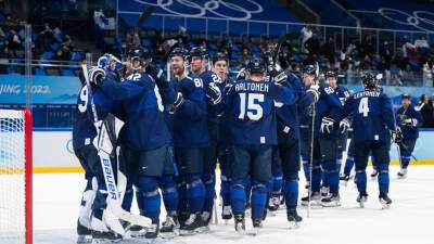 Сборная Финляндии по хоккею стала первым финалистом Олимпийских игр