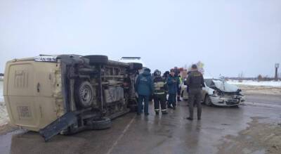 Инкассаторы не уступили дорогу и устроили ДТП с пострадавшими в Ядринском районе