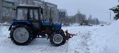 Город в Карелии не справляется с последствиями снегопада