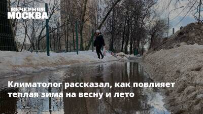 Алексей Карнаухов - Климатолог рассказал, как повлияет теплая зима на весну и лето - vm.ru - Россия