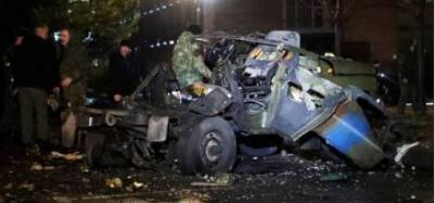 Владельцем взорванной в Донецке машины является глава Народной милиции ДНР Синенков