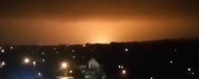 В Луганске после мощного взрыва загорелся газопровод «Дружба»