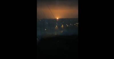 Зарево на весь город: в оккупированном Луганске прогремел взрыв (видео)