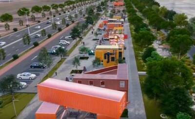 В Ташкенте появятся контейнерные торгово-развлекательные кварталы. Видео