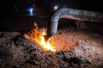 В Луганске диверсанты взорвали газопровод