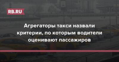 Агрегаторы такси назвали критерии, по которым водители оценивают пассажиров - rb.ru - Россия