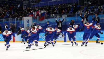 Словакия победила Швецию и стала бронзовым призером олимпийского хоккейного турнира