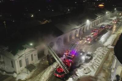 В ночь с 18 на 19 февраля в Костроме горели Пряничные ряды