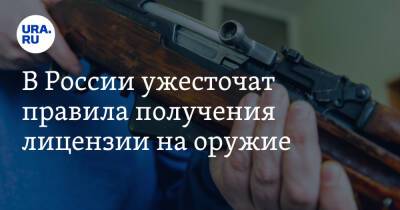 В России ужесточат правила получения лицензии на оружие