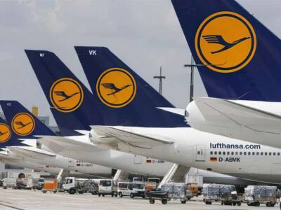 Немецкий авиаперевозчик Lufthansa приостанавливает авиасообщение с Киевом