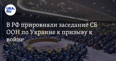 В РФ прировняли заседание СБ ООН по Украине к призыву к войне