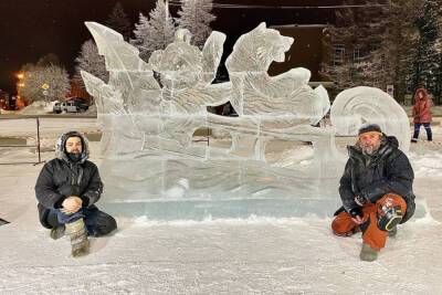 Знай наших: скульптор-костромич занял третье место на фестивале ледяных скульптур в Апатитах