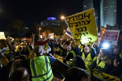 «Желтые жилеты» в Израиле вновь встают на тропу войны