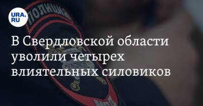В Свердловской области уволили четырех влиятельных силовиков
