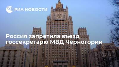 Россия запретила въезд госсекретарю МВД Черногории Миляничу за убежище Исмаилову