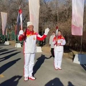 Олимпийский огонь уже в Китае. Фото