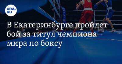 В Екатеринбурге пройдет бой за титул чемпиона мира по боксу