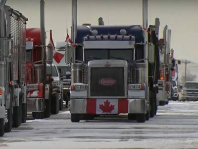 В Оттаве, охваченной протестами канадских дальнобойщиков, начались первые задержания, открыты более десятка дел