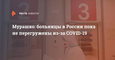 Мурашко: больницы в России пока не перегружены из-за COVID-19