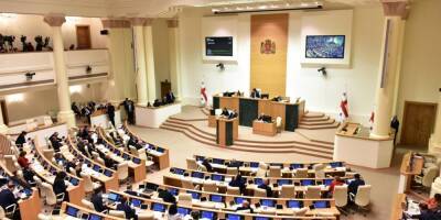 Парламент Грузии обеспокоился возможной эскалацией на Украине, но не рискнул упоминать Россию