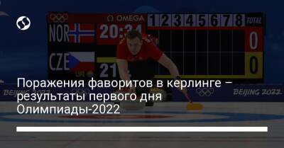Поражения фаворитов в керлинге – результаты первого дня Олимпиады-2022