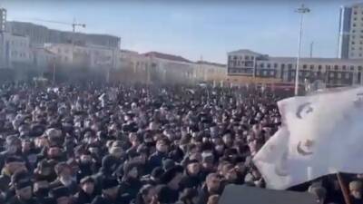 В Грозном прошёл митинг против семьи Янгулбаевых