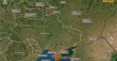 Крым, Беларусь и РФ: появились новые снимки российских войск на границе с Украиной
