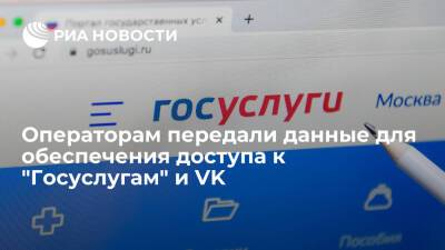 РКН уведомил операторов о необходимости предоставления данных к "Госуслугам" и VK