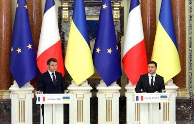 Зеленский и Макрон обсудили ситуацию на Украине и пути для ее немедленной деэскалации