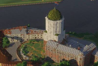Выборгский замок и Кирха Святой Марии Магдалины воссоздали в Minecraft
