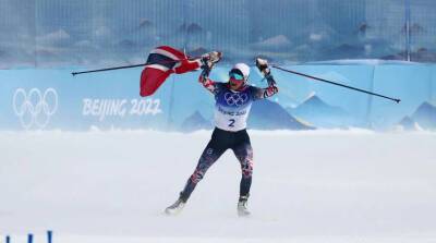 Норвежская лыжница Тереза Йохауг завоевала третье золото Игр в Пекине