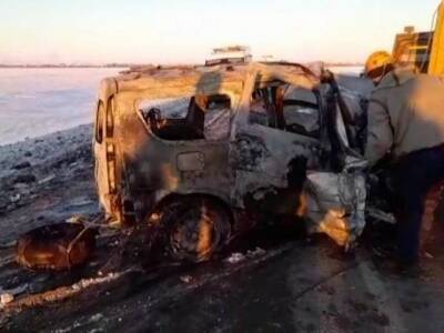 Трое детей сгорели заживо в салоне автомобиля в Актюбинской области