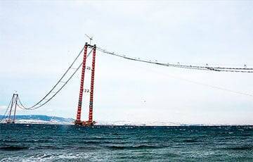 Турция завершила строительство первого моста через Дарданеллы