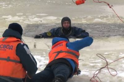 В Рыбинске пожарные спасли тонущего в Волге мужчину