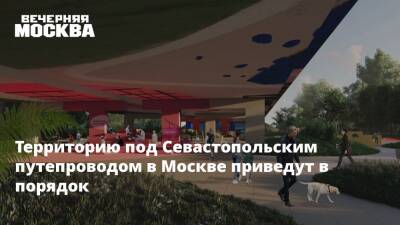 Территорию под Севастопольским путепроводом в Москве приведут в порядок