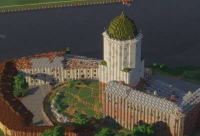 Туристические достопримечательности Ленобласти воссоздали в Minecraft