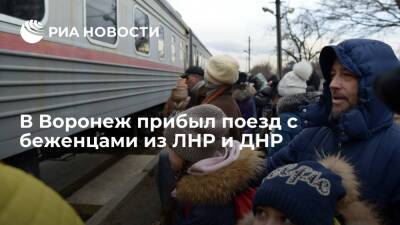 Поезд с беженцами из ЛНР и ДНР прибыл в Воронеж