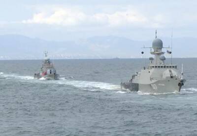 Каспийская флотилия отработала уничтожение противника на море, в воздухе и на суше