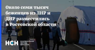 Около семи тысяч беженцев из ЛНР и ДНР разместились в Ростовской области