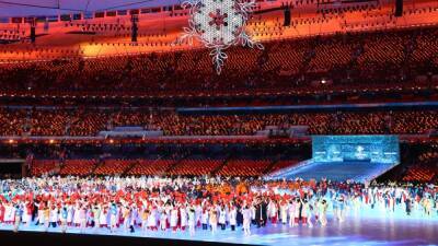 В Пекине проходит ​​​​​​​церемония закрытия зимней Олимпиады