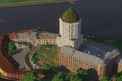 Во всемирно известной игре Minecraft воссоздали достопримечательности Ленобласти