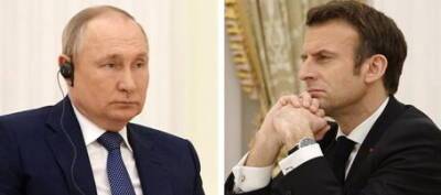 Макрон и Путин обсудили возможности по недопущению крупного конфликта на Украине
