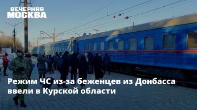 Режим ЧС из-за беженцев из Донбасса ввели в Курской области